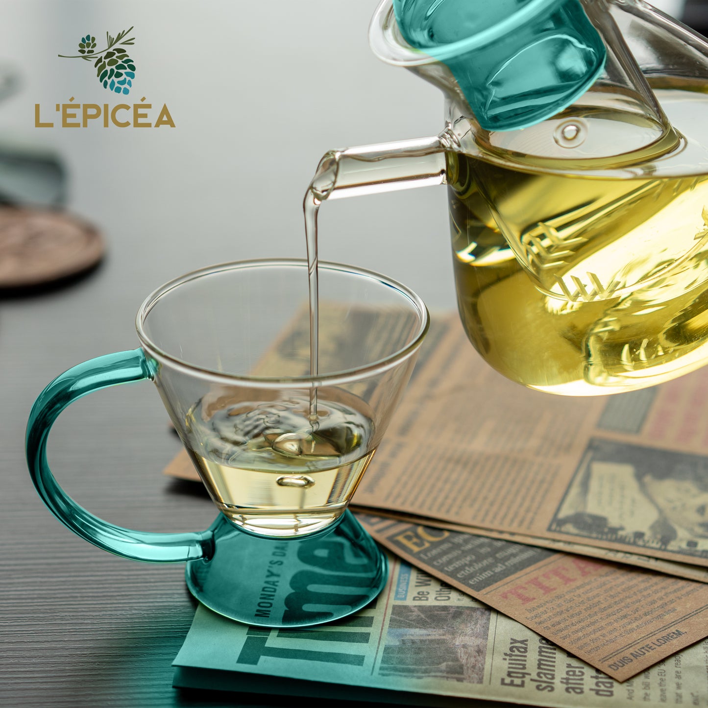 L'ÉPICÉA Glass Tea Pot Set