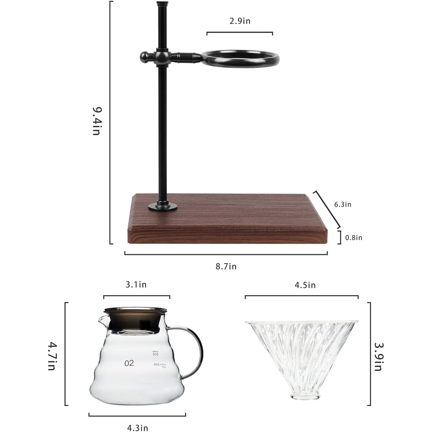 L'ÉPICÉA Pour Over Coffee Maker Set