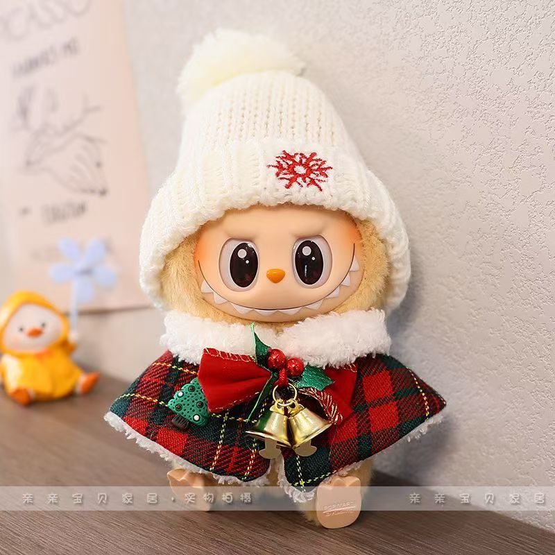 Labubu Christmas Doll Clothes - Adorable 1~3-Piece Set for 17cm Dolls