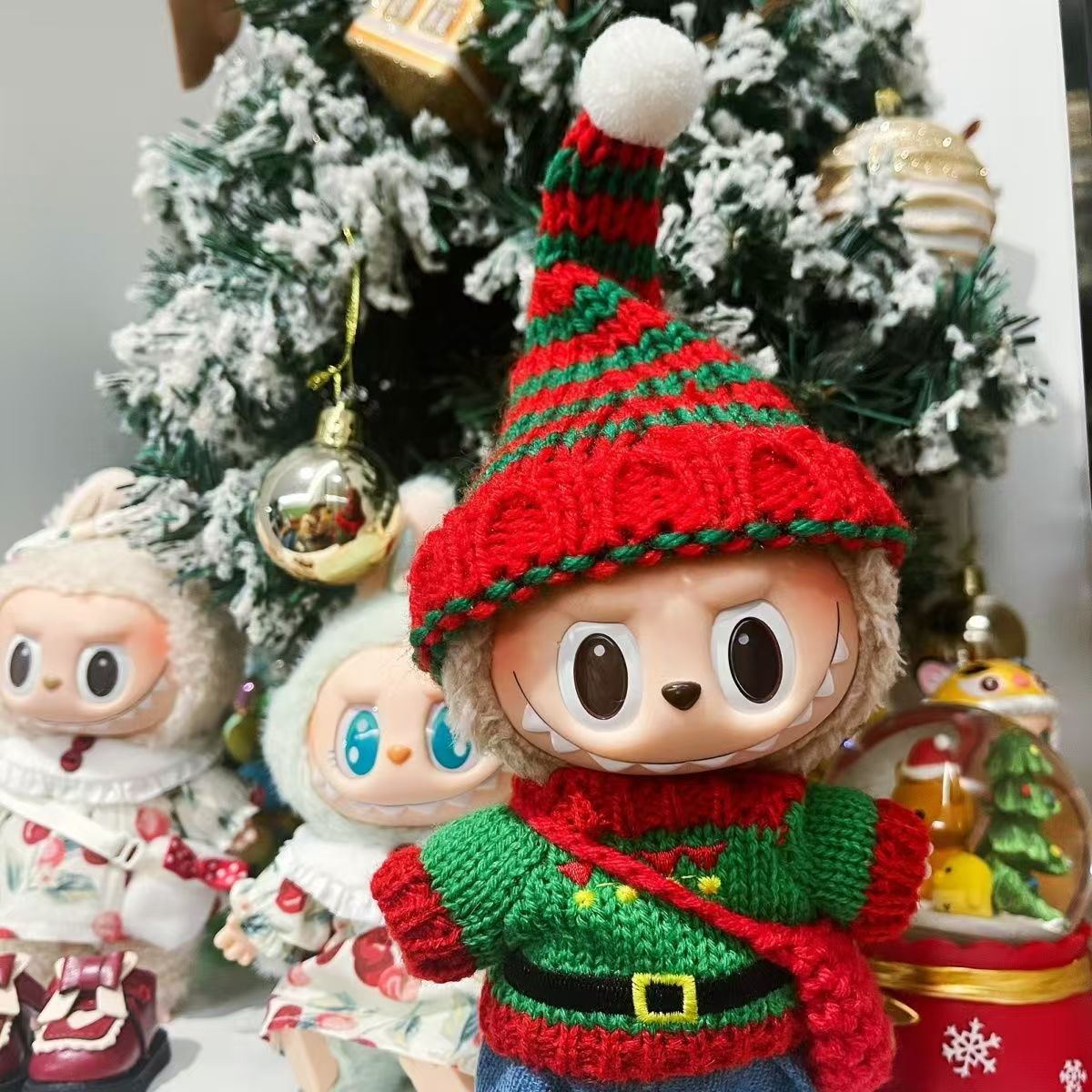 Labubu Christmas Doll Clothes - Adorable 1~3-Piece Set for 17cm Dolls