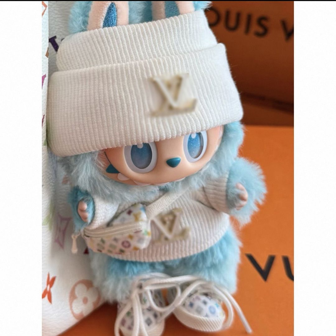Clothes for Labubu(NO Doll) , Handcrafted Crochet 2~5-Piece Set for 17cm Doll