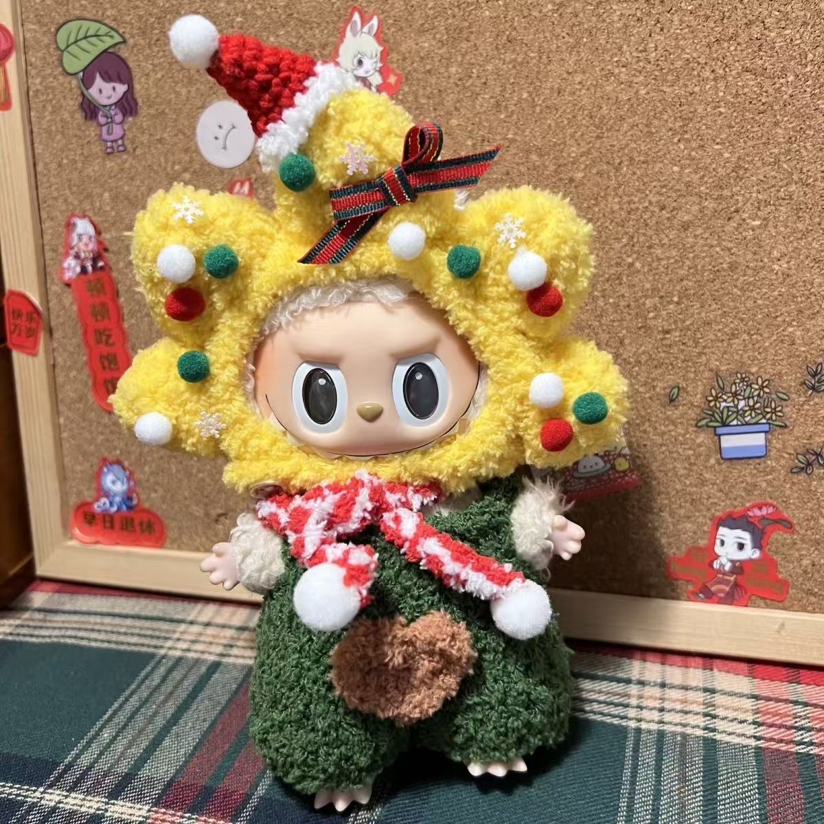 Labubu Christmas Doll Clothes - Adorable 1~3-Piece Set for 17cm Dolls