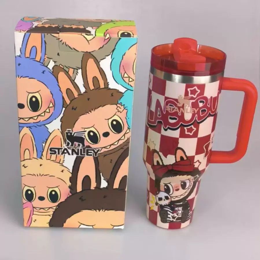 Limited Edition Labubu 40 oz Tumbler Christmas Cute & Funny Gift