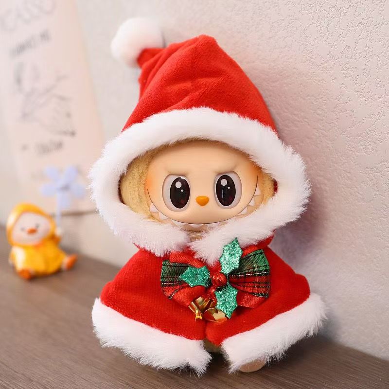 Labubu Christmas Doll Clothes - Adorable 1~3-Piece Set for 17cm Dolls