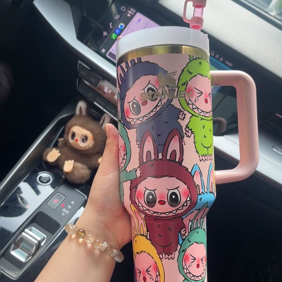 Limited Edition Labubu 40 oz Tumbler Christmas Cute & Funny Gift