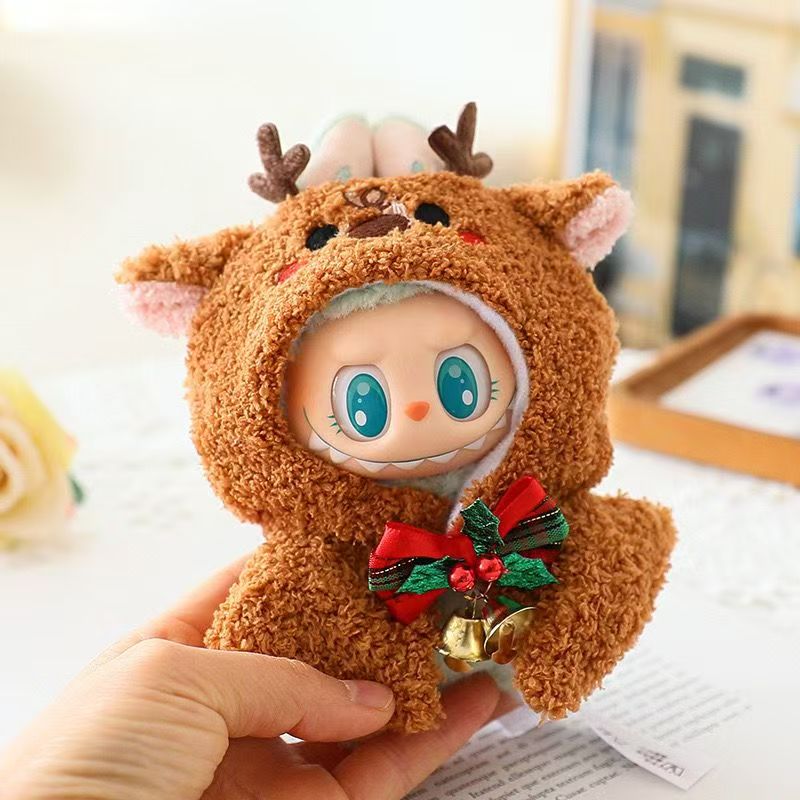 Labubu Christmas Doll Clothes - Adorable 1~3-Piece Set for 17cm Dolls