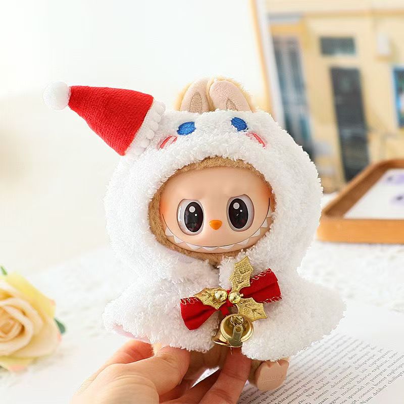 Labubu Christmas Doll Clothes - Adorable 1~3-Piece Set for 17cm Dolls