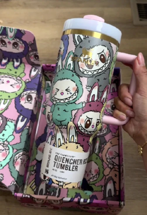 Limited Edition Labubu 40 oz Tumbler Christmas Cute & Funny Gift