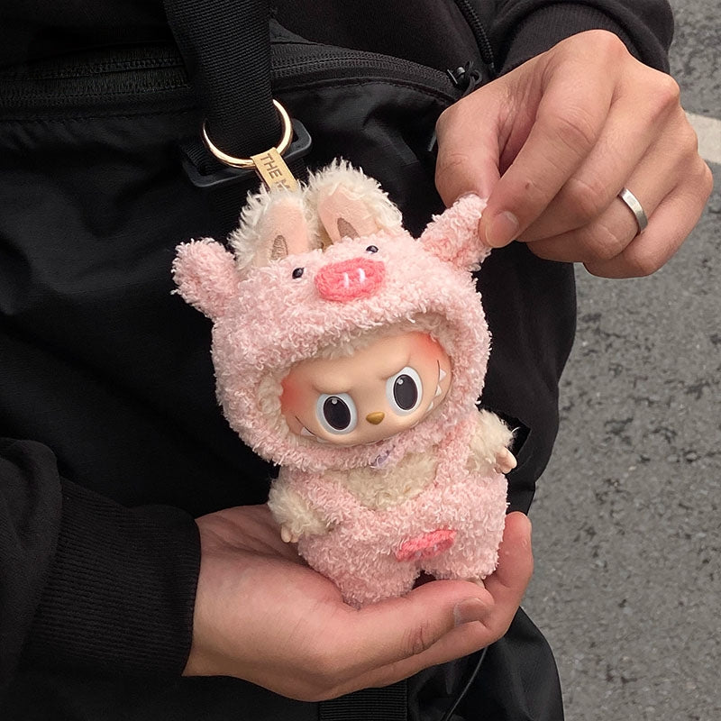 Pink Piggy For Labubu Generation 1&2