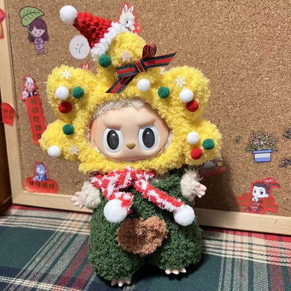 Labubu Christmas Doll Clothes - Adorable 1~3-Piece Set for 17cm Dolls
