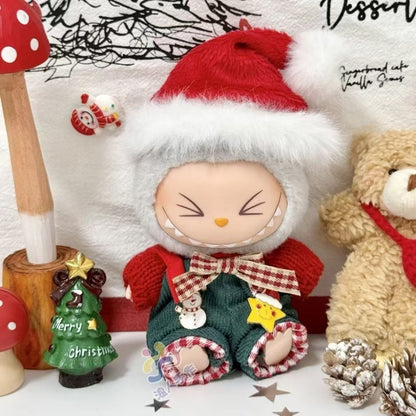 Labubu Christmas Doll Clothes - Adorable 1~3-Piece Set for 17cm Dolls