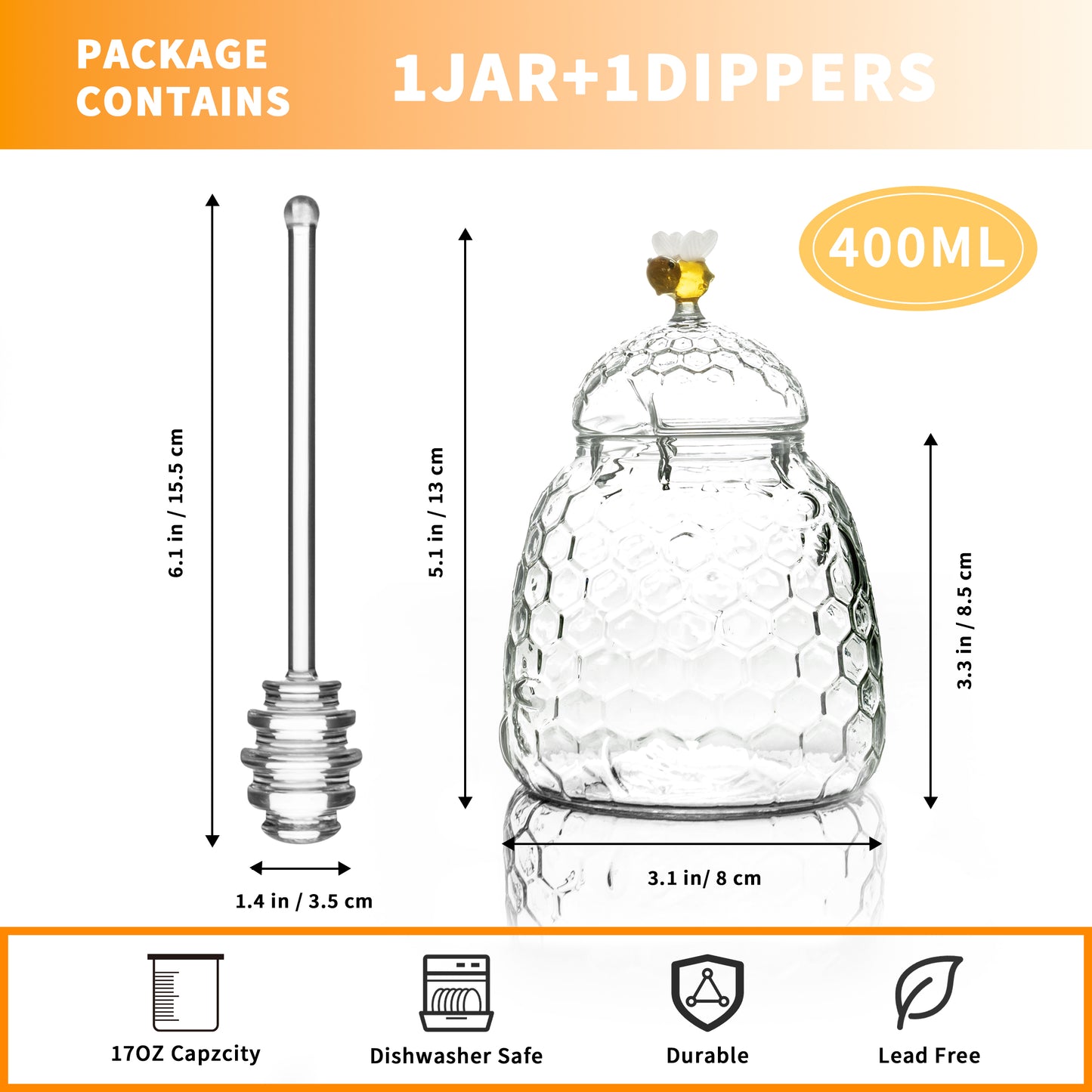 Honey Jar Glass