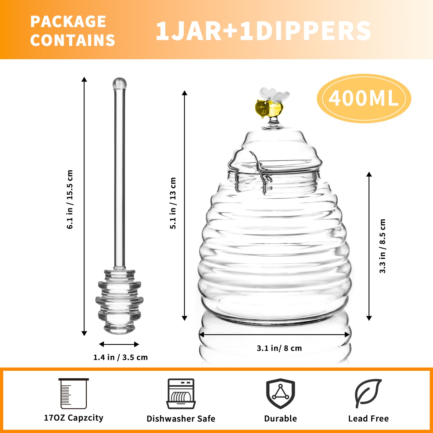 Honey Jar Glass