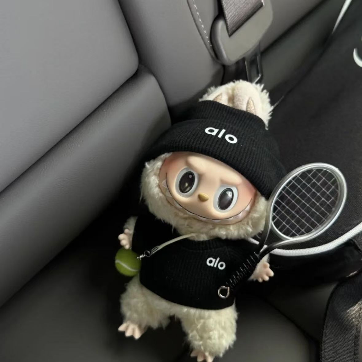 Super cute tennis sports set labubu waifu 17cm plush dolls(no doll)