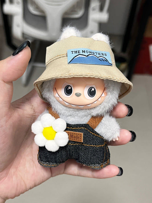 mini-labubu 4th Generation - Heart's Secret 10cm Doll Outfit (Doll and Shoes Not Included)
