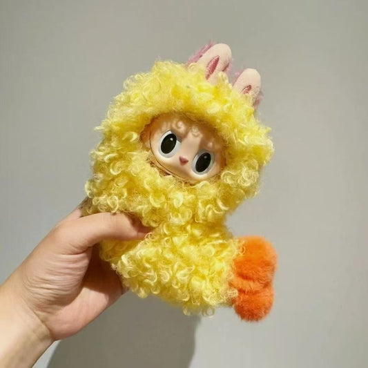 17 cm Labubu Tempura Shrimp Plush Coat for Doll