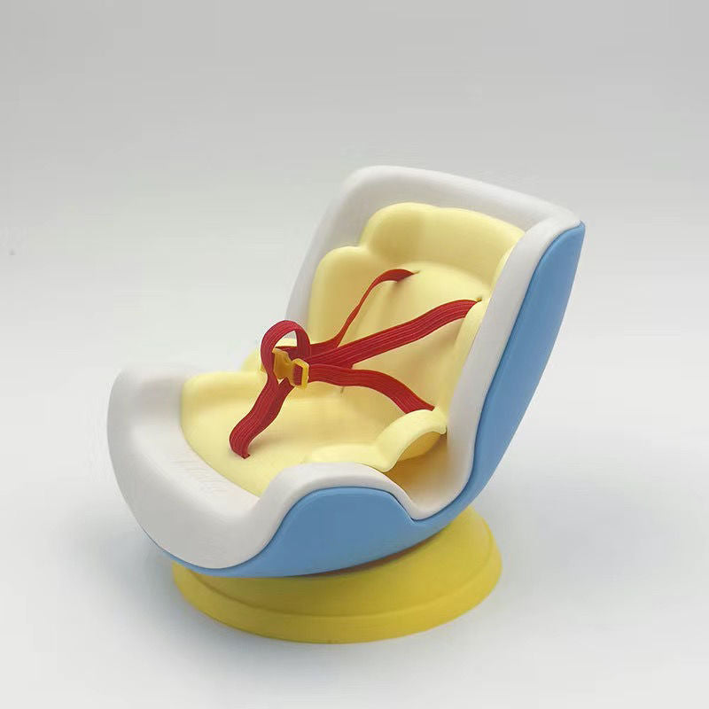 Safety Seat Model Macaron Vinyl Doll Accessories
