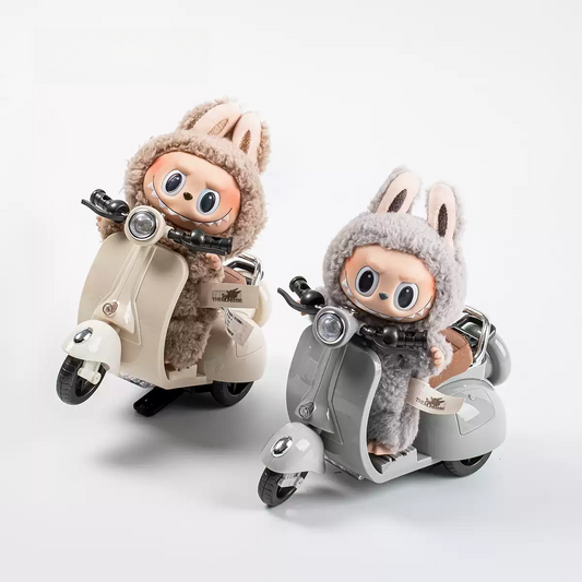 Toy Motorcycle for Macaron Vinyl Doll Accessories