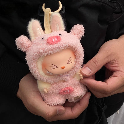 Pink Piggy For Labubu Generation 1&2