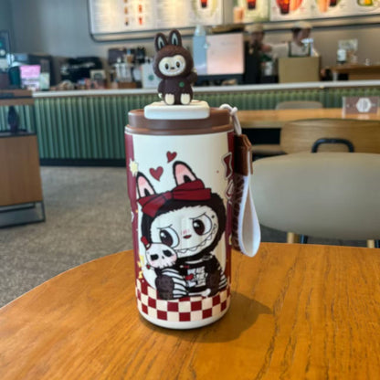Limited Edition Labubu 16 oz Tumbler Christmas Cute & Funny Gift