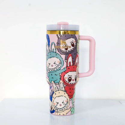 Limited Edition Labubu  40 oz Tumbler Christmas Cute & Funny Gift